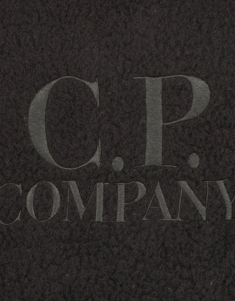 Wool Polar Fleece Logo Hoodie