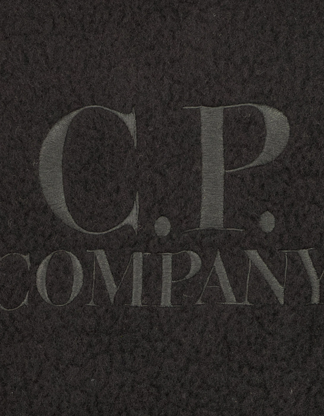 Wool Polar Fleece Logo Hoodie