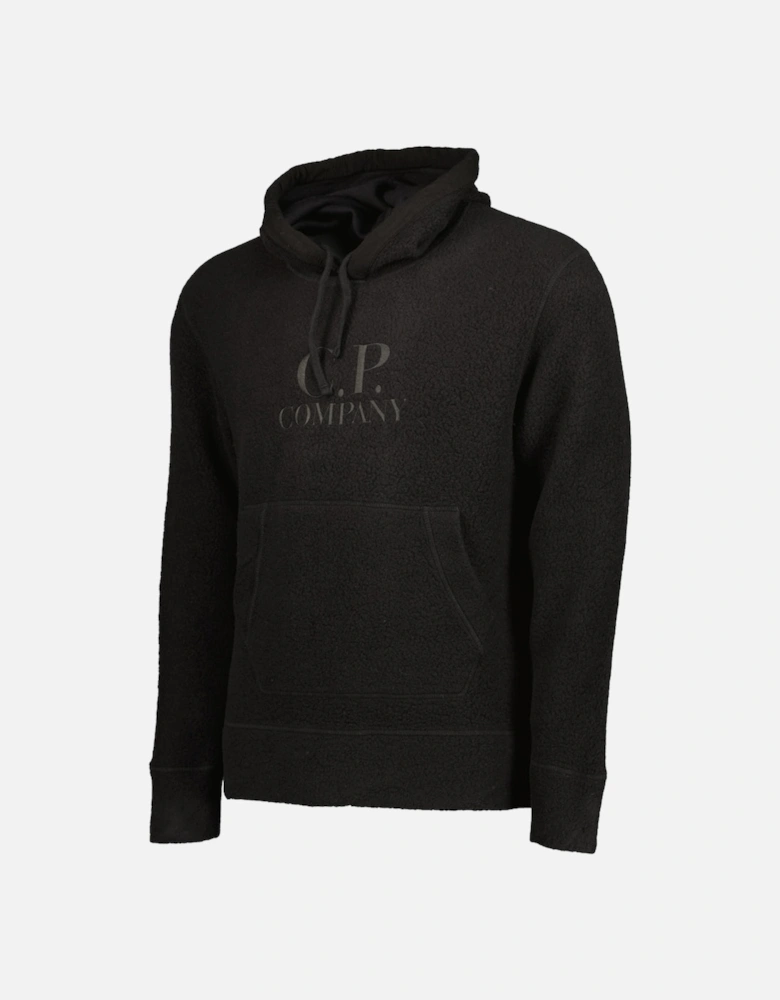 Wool Polar Fleece Logo Hoodie