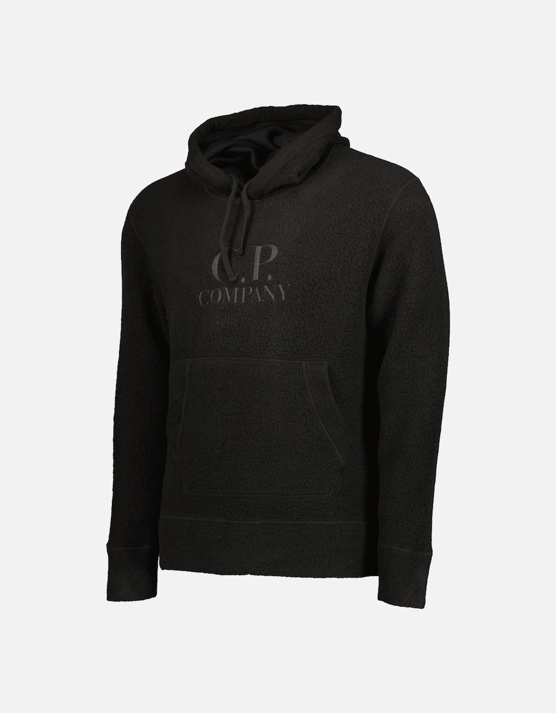 Wool Polar Fleece Logo Hoodie