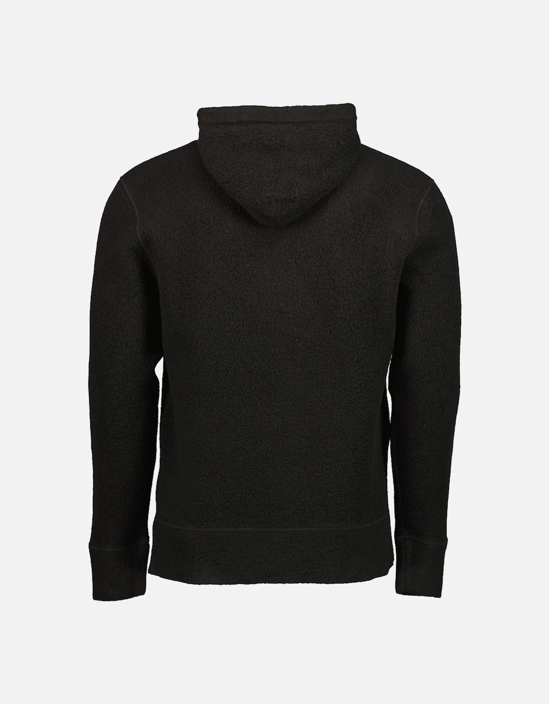 Wool Polar Fleece Logo Hoodie