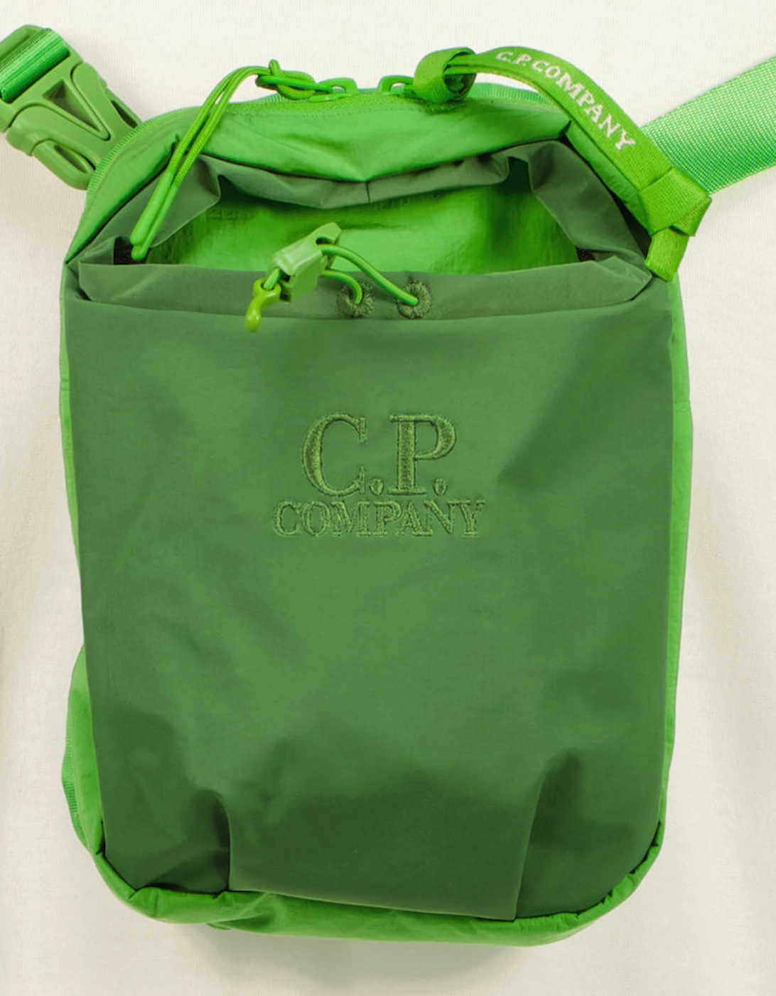 Cp Company Men's Green Chrome-R Logo Belt Bag - Size: Uni