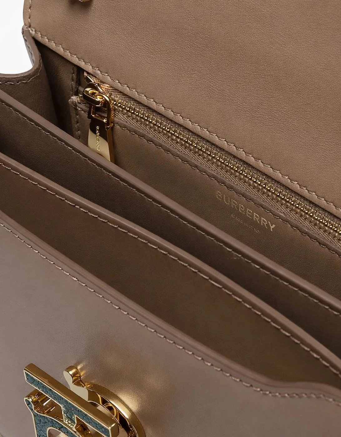 Small Leather TB Shoulder Bag