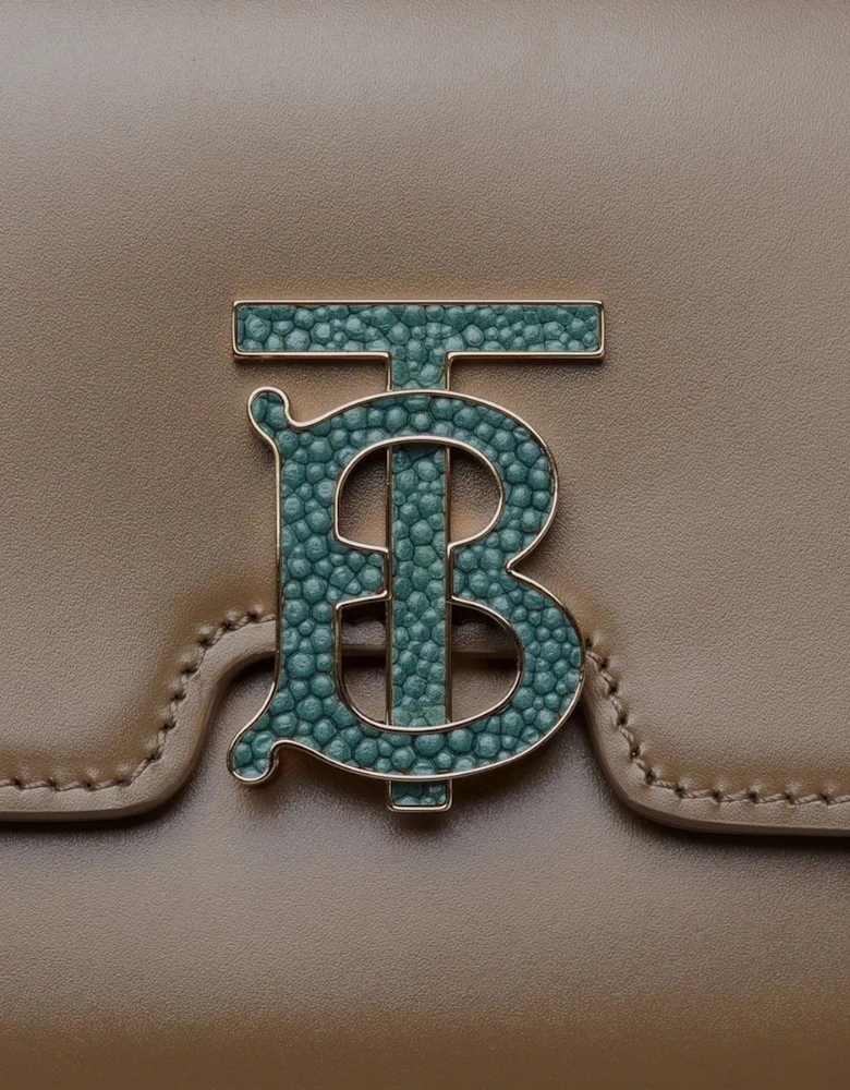 Small Leather TB Shoulder Bag