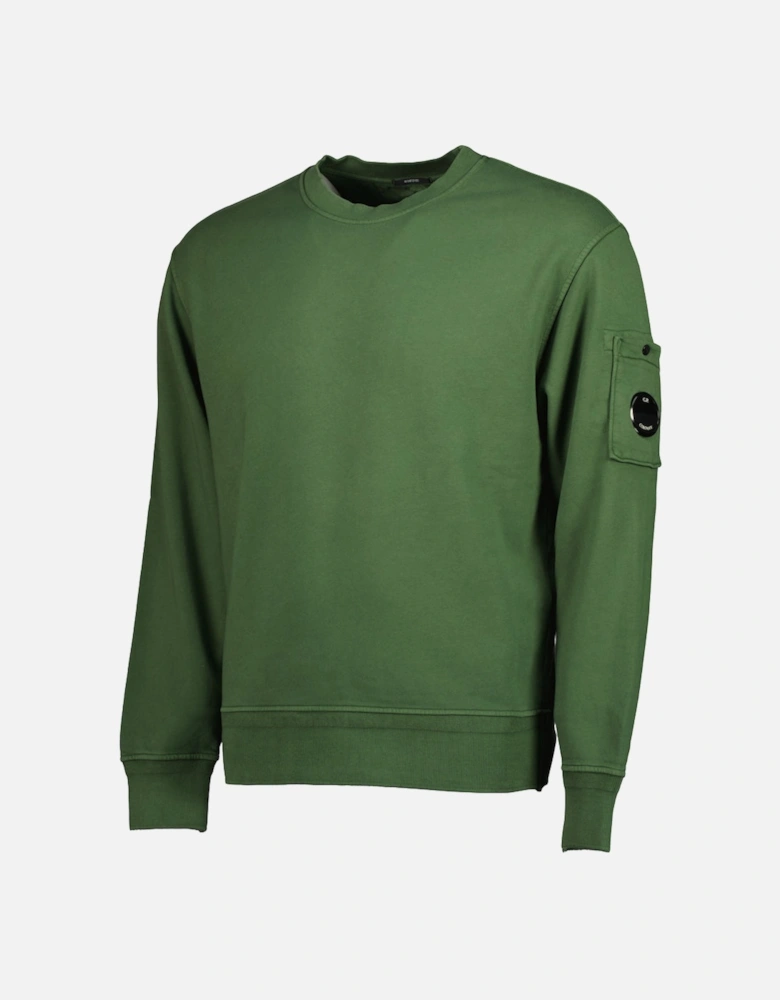 Diagonal Fleece Resist Dyed Lens Sweat