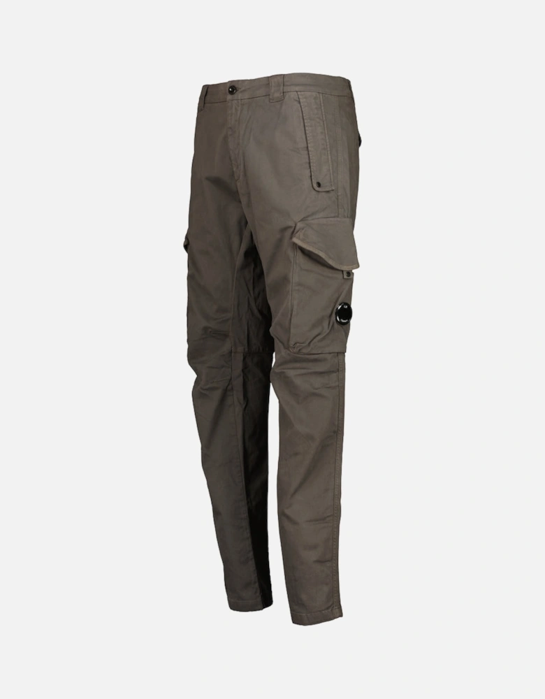 Stretch Satin Lens Cargo Pants