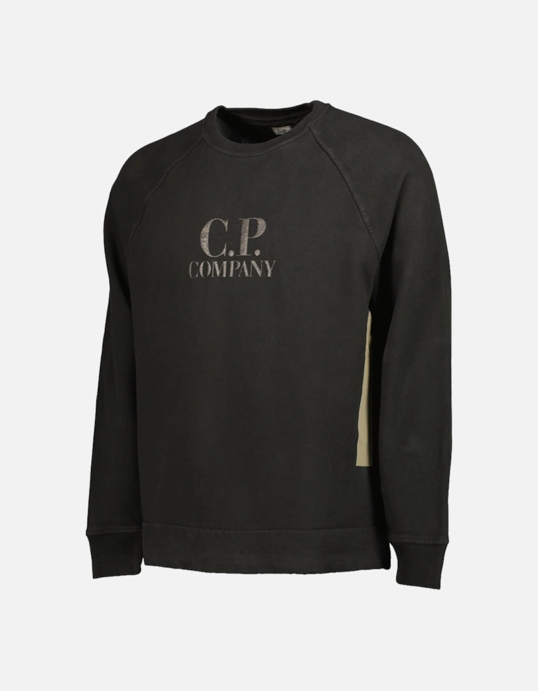 Diagonal Fleece Logo Sweatshirt