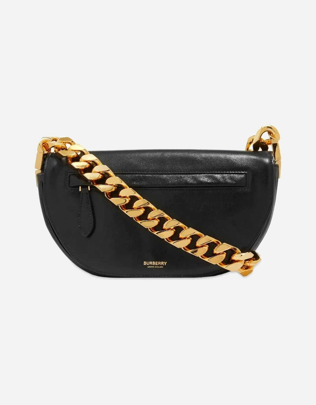 Burberry Women's Black Olympia Chunky Chain Shoulder Bag - Size: Uni