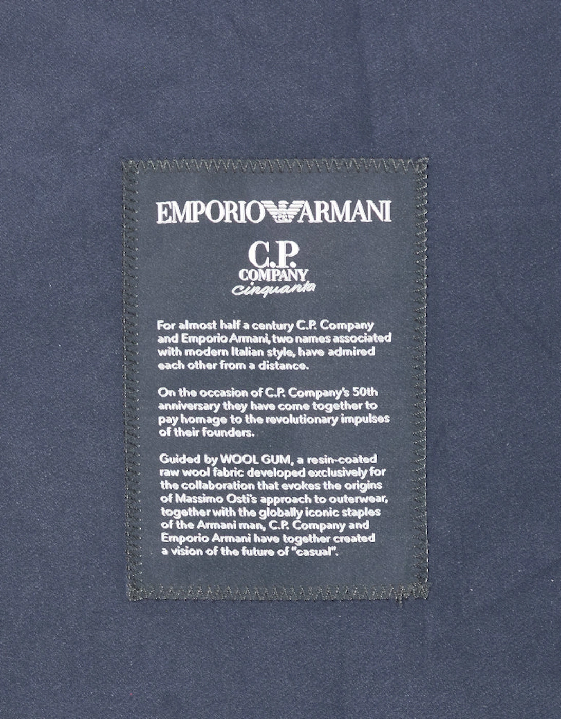 C.P. Company x Armani Long Lens Coat