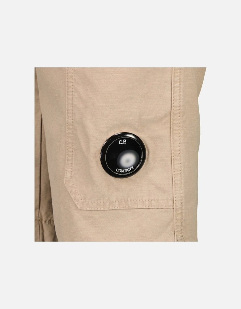 Cotton/Linen Lens Bermuda Shorts