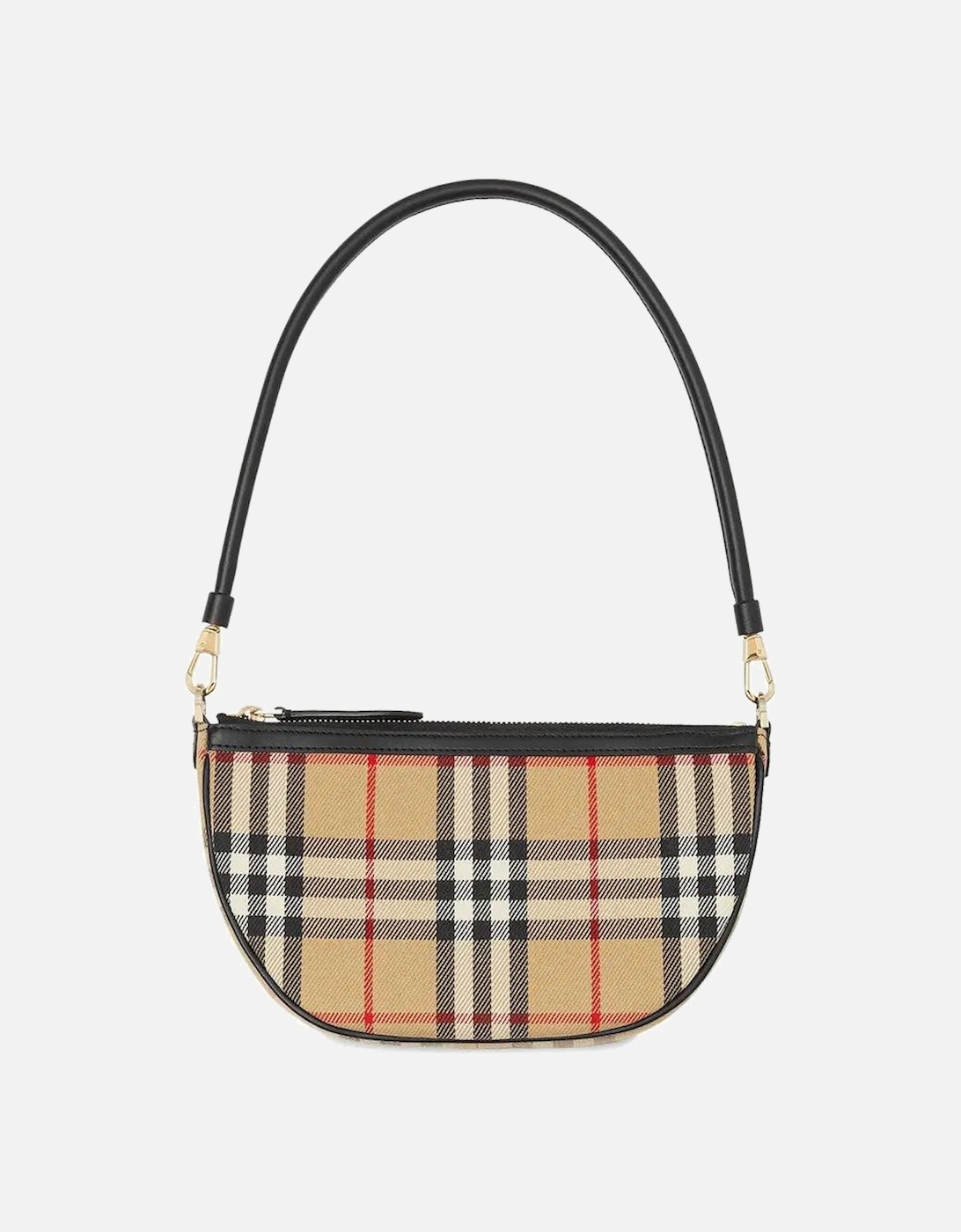 Burberry Women's Tan Olympia Vintage Check Pouch Bag - Size: Uni