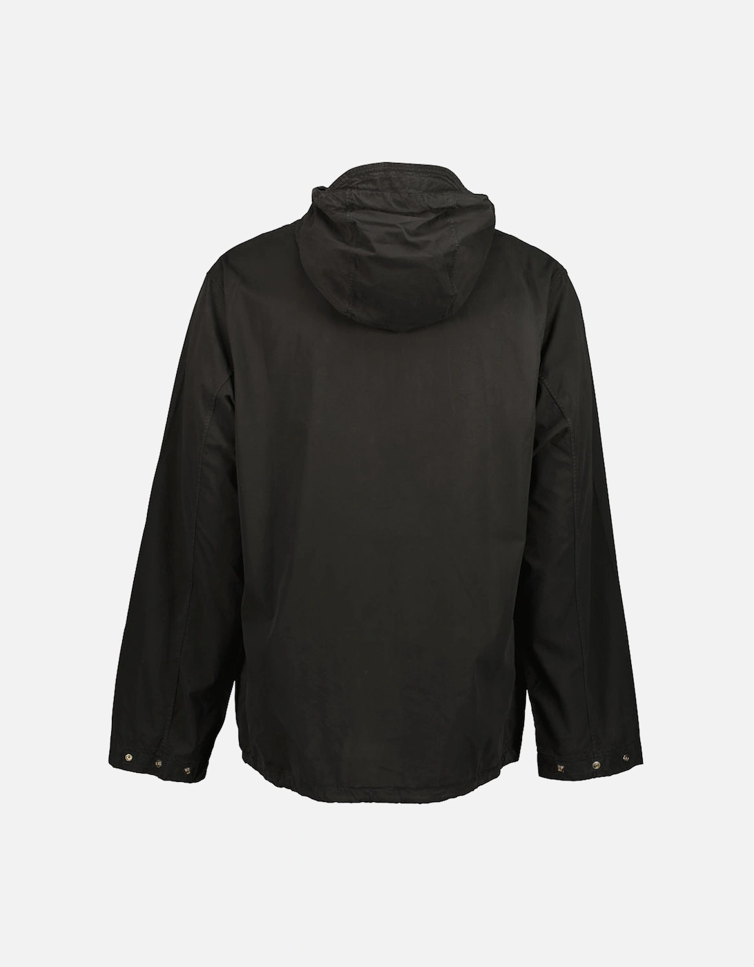 Gabardine Half Zip Hooded Overshirt