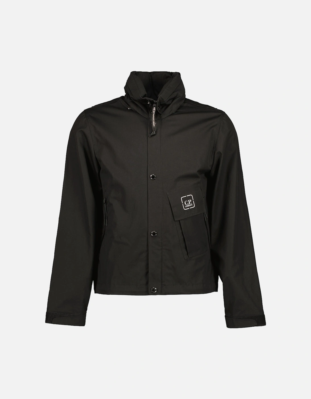 Cp Company Men's Black Metropolis Hyst Hooded Jacket  44/Regular 2XL