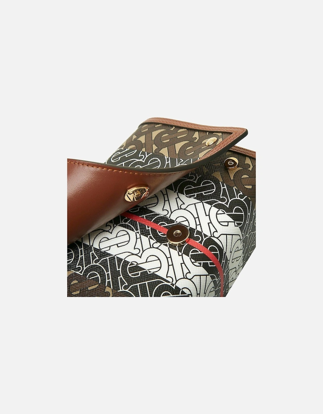 Hackberry Monogram Stripe Shoulder Bag