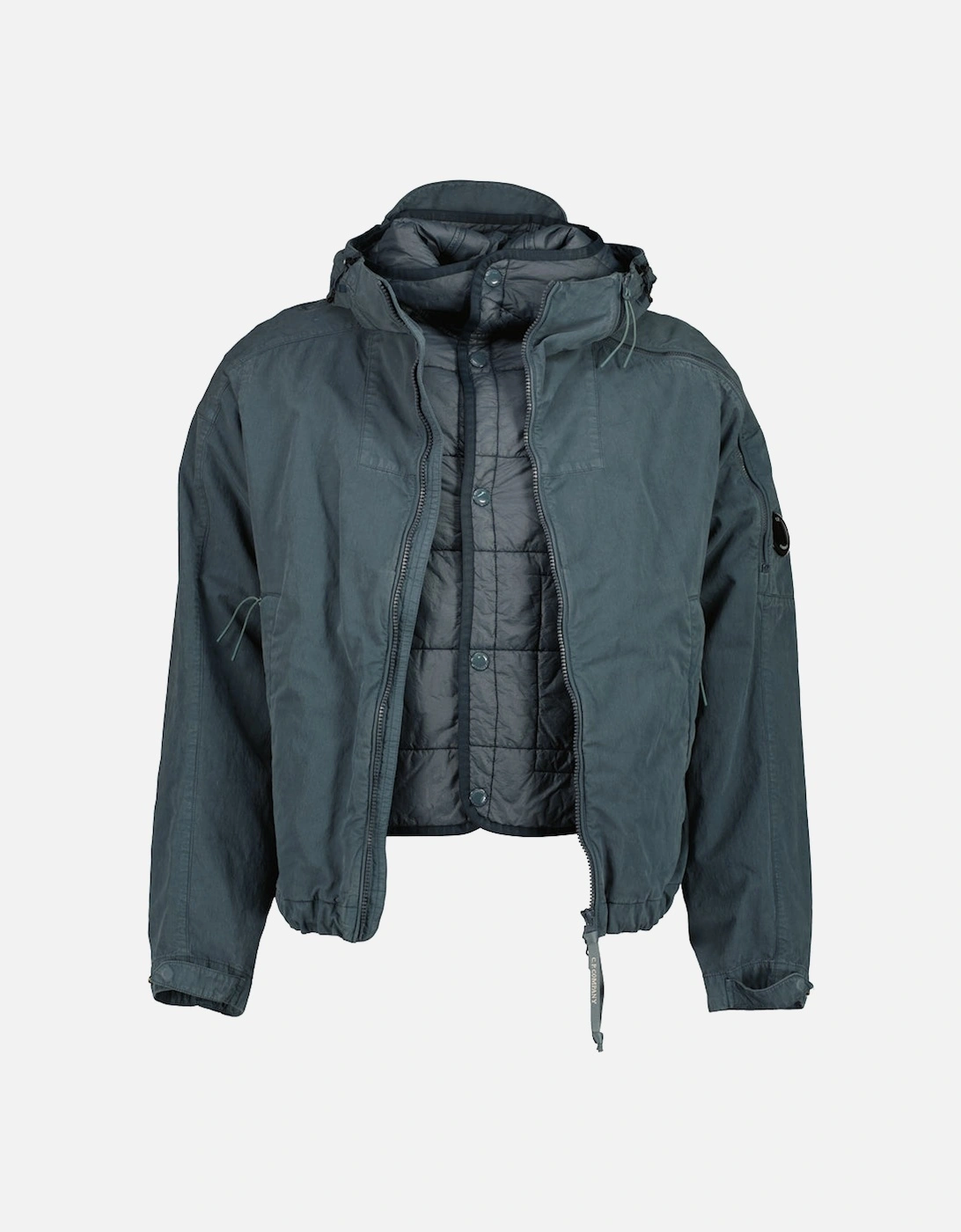 CP Company Men's 50 FILI Gommata 2 in 1 Lens Jacket - Blue - Size: Regular/34