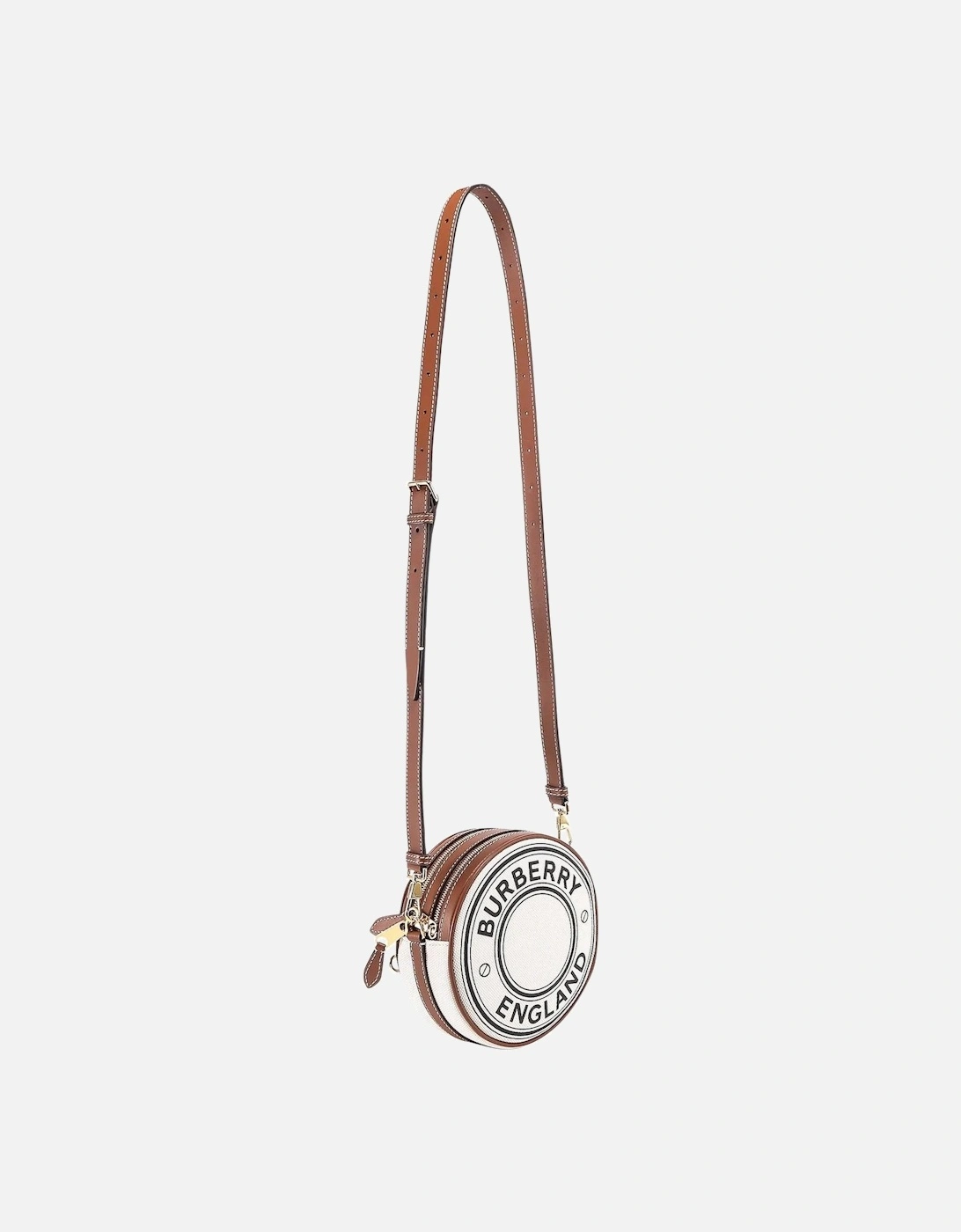 Mini Louise Round Canvas Crossbody Bag