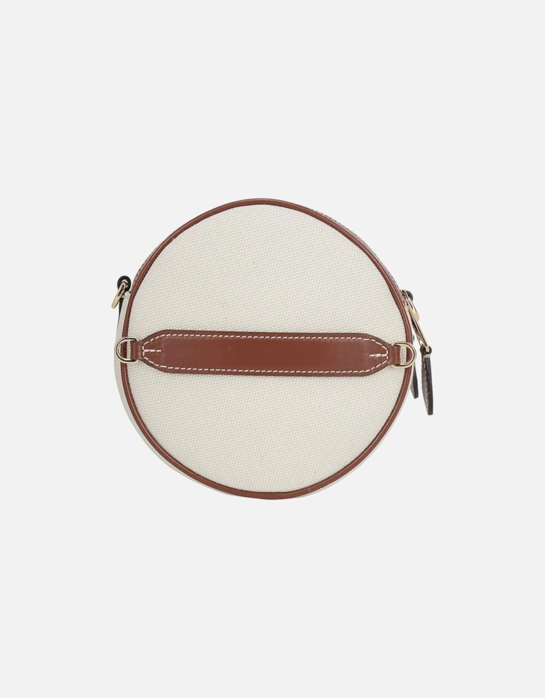 Mini Louise Round Canvas Crossbody Bag