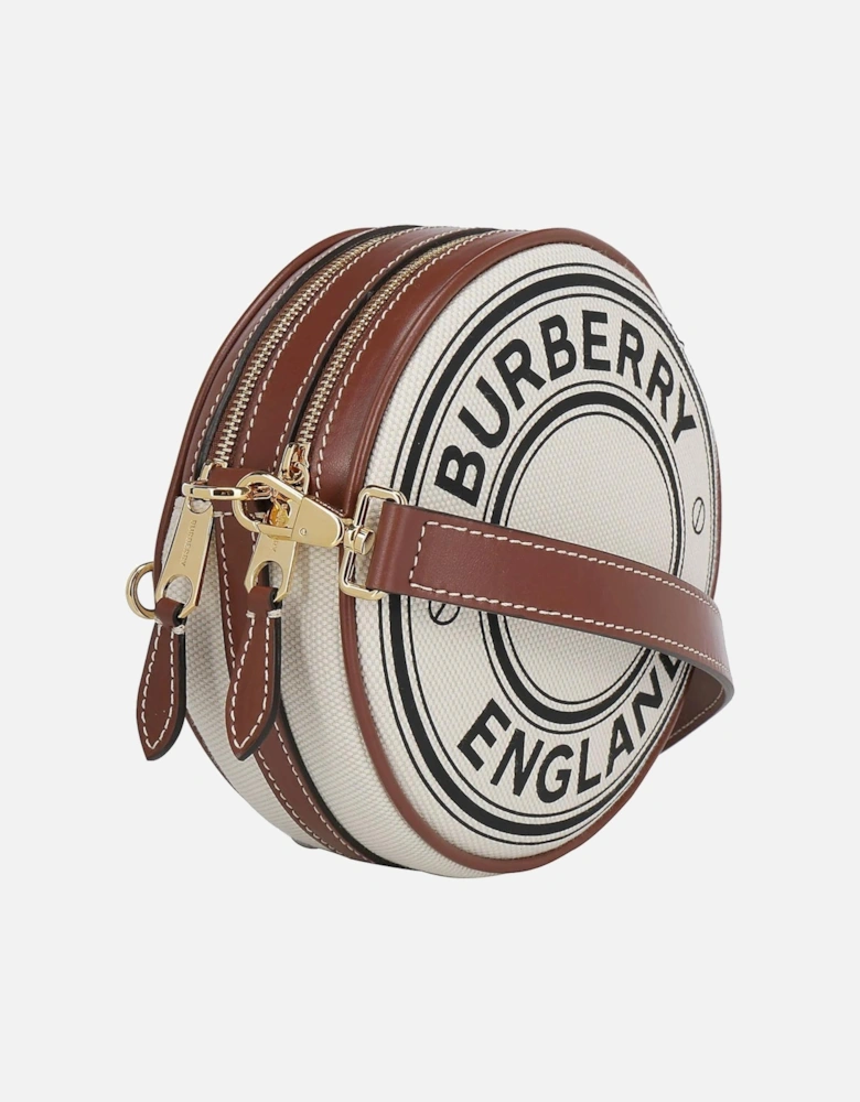 Mini Louise Round Canvas Crossbody Bag