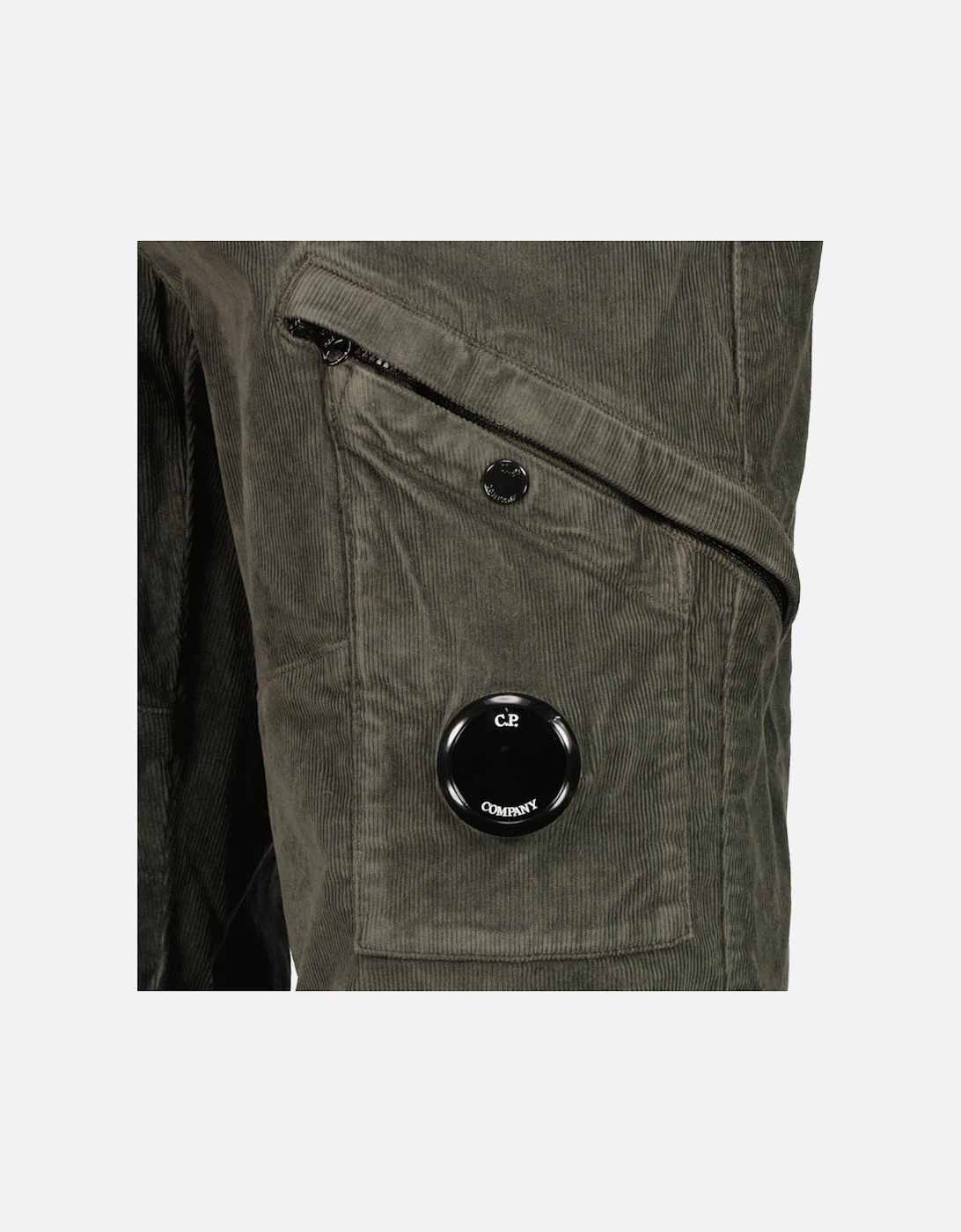 Corduroy Lens Cargo Pants