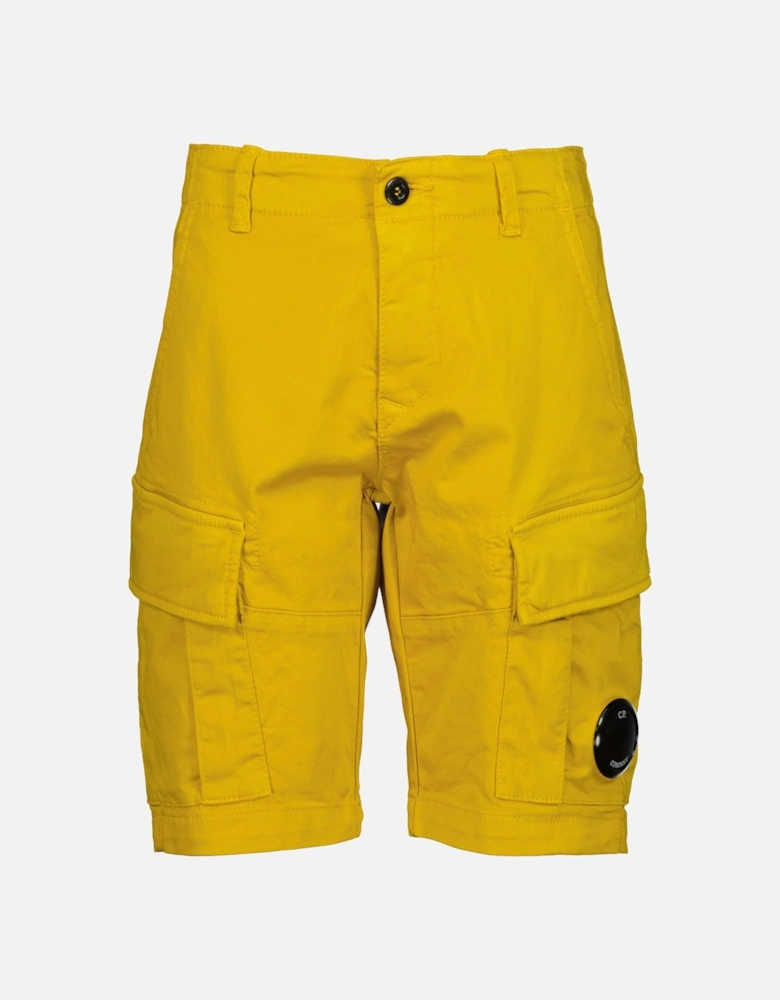 Junior Stretch Gabardine Lens Cargo Shorts