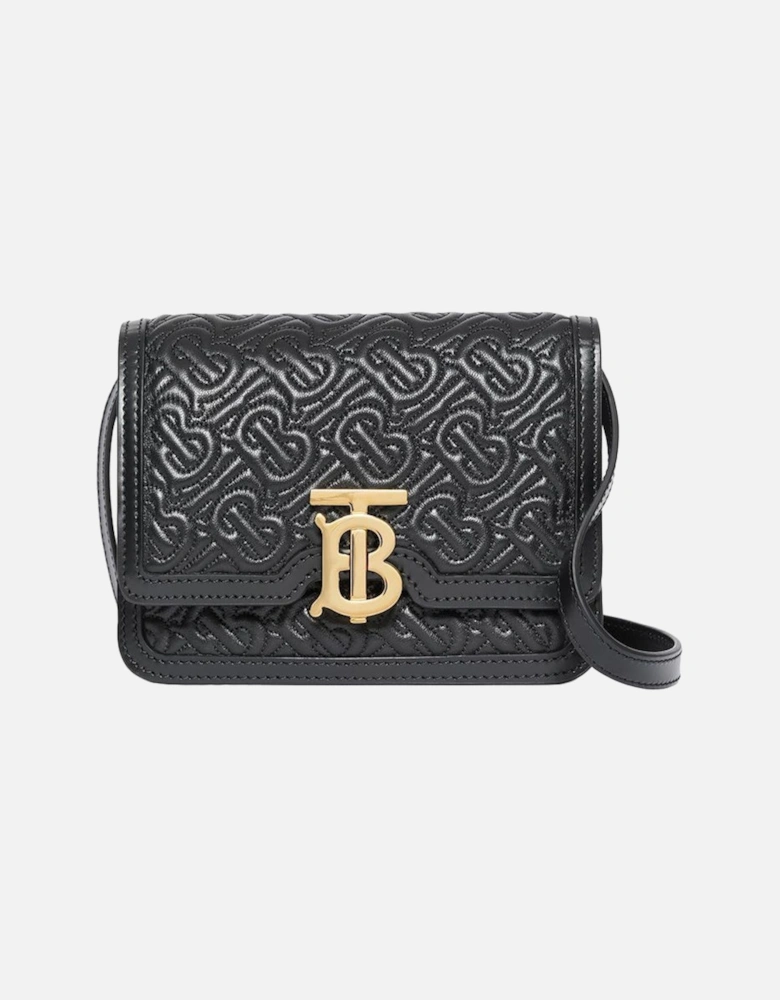 Mini TB Monogram Quilted Leather Shoulder Bag