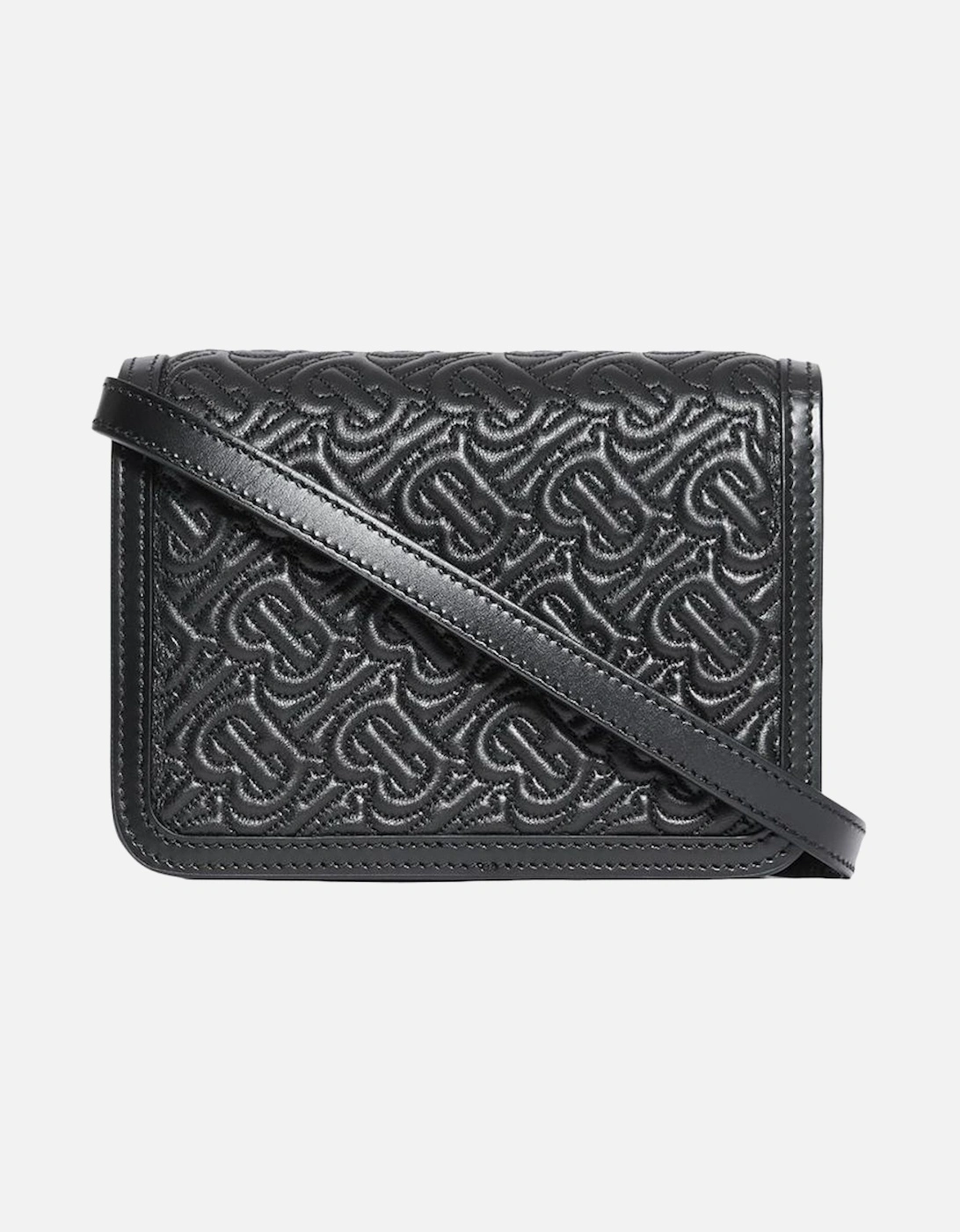 Mini TB Monogram Quilted Leather Shoulder Bag