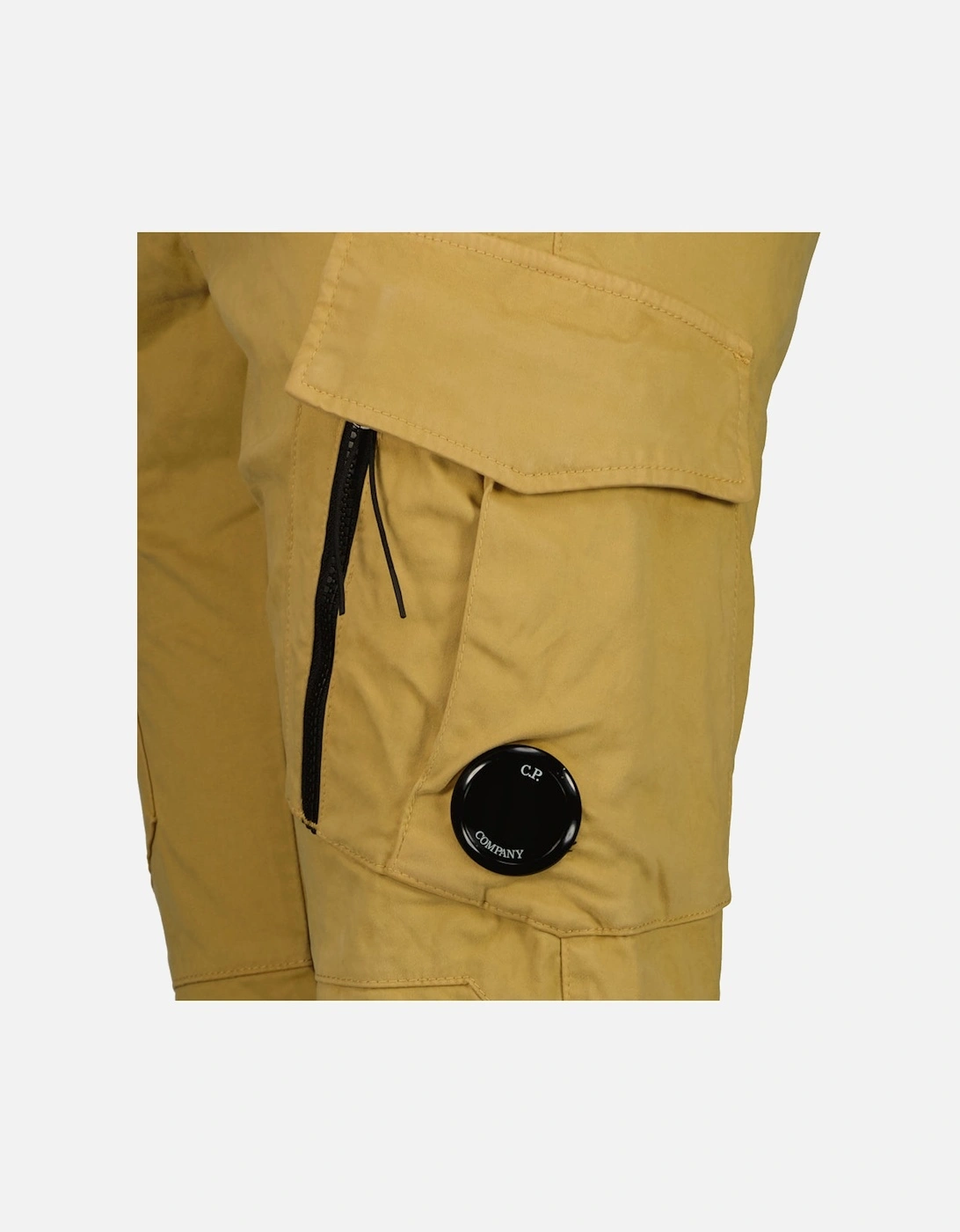 Stretch Satin Lens Cargo Pants
