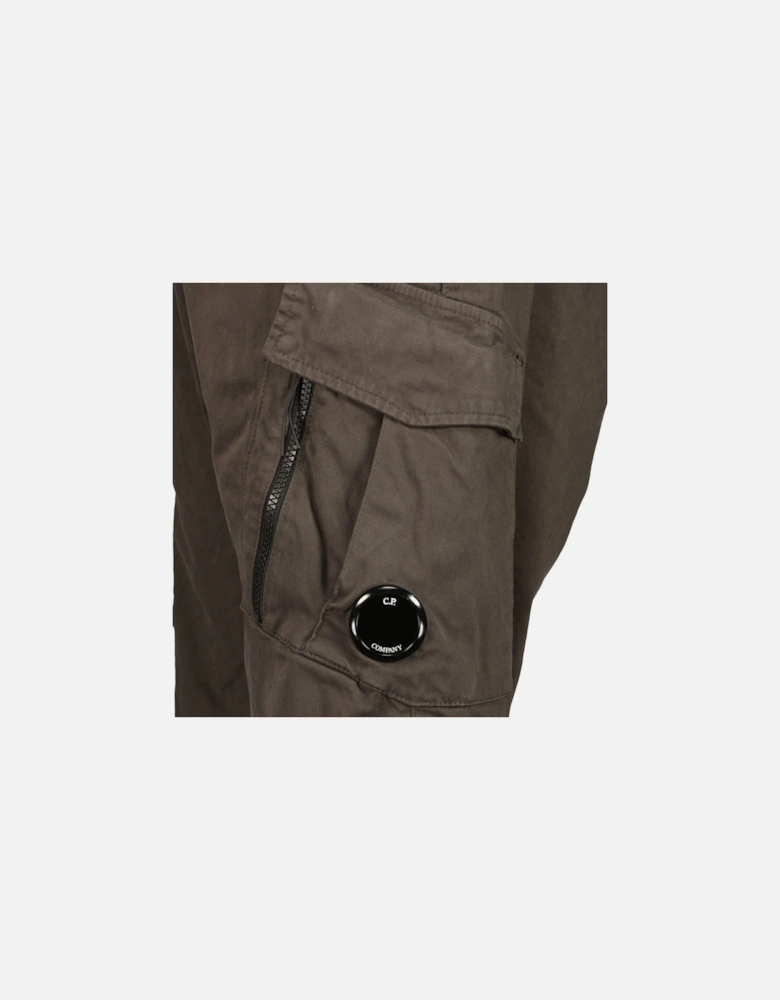 Stretch Satin Lens Cargo Pants