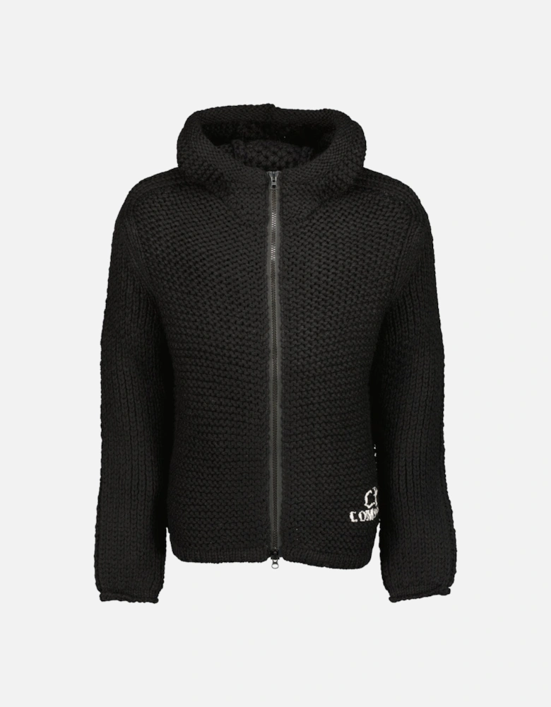 Handmade Wool Hooded Heavy Knit