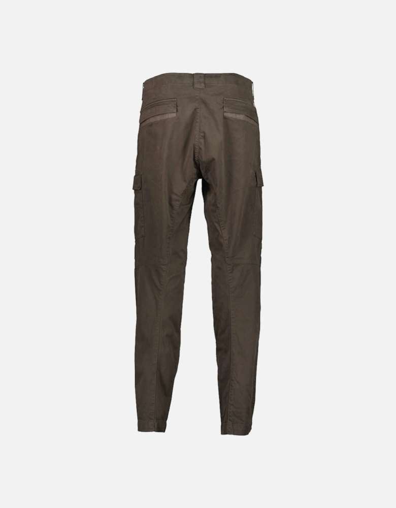 Stretch Satin Lens Cargo Pants