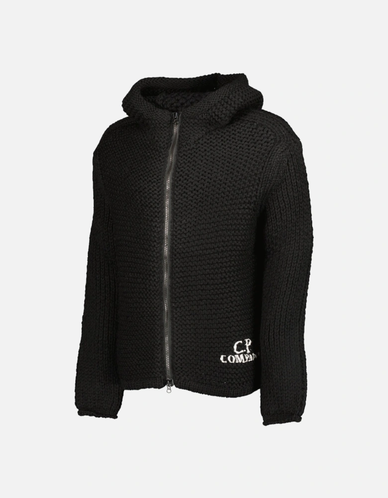 Handmade Wool Hooded Heavy Knit