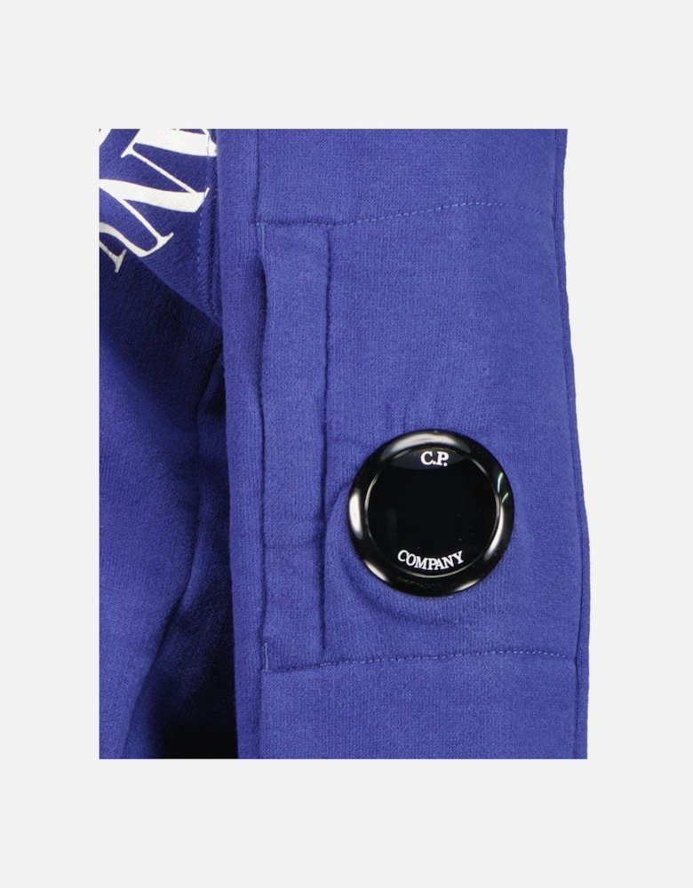 Junior Fleece Logo Print Lens Hoodie