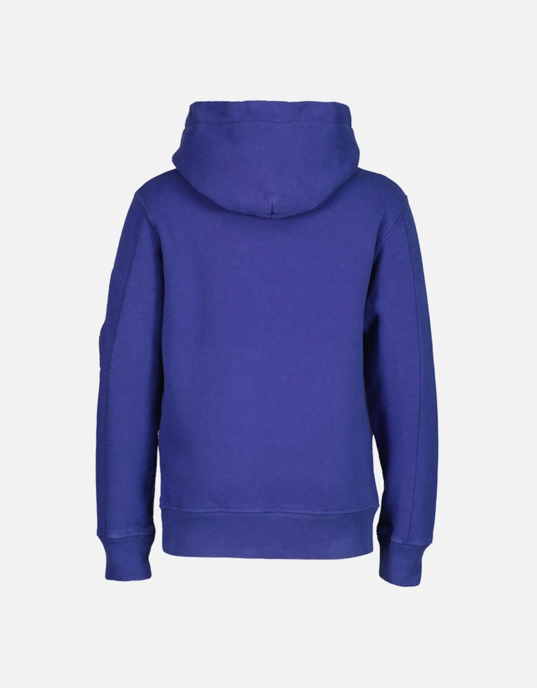 Junior Fleece Logo Print Lens Hoodie
