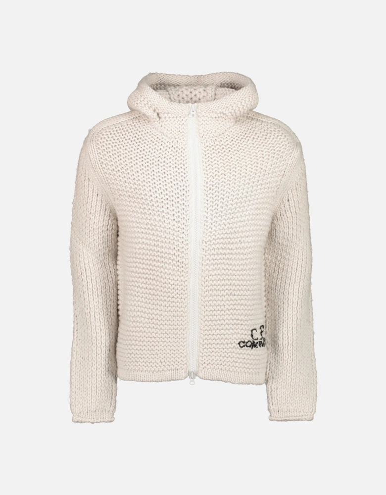 Handmade Wool Hooded Heavy Knit