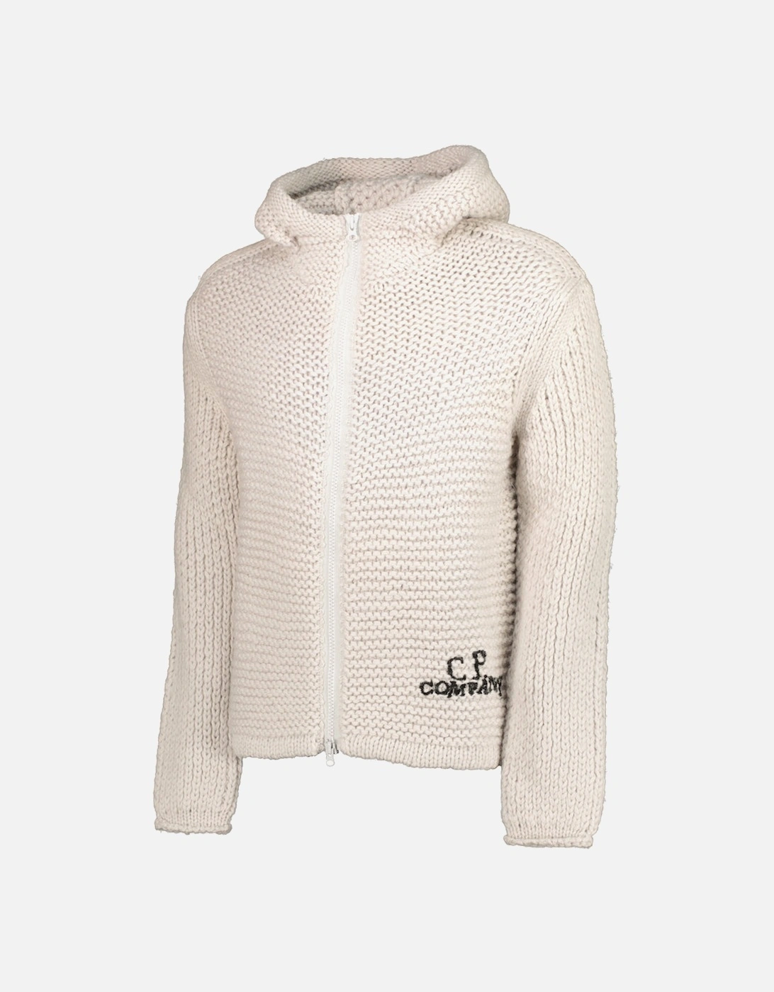 Handmade Wool Hooded Heavy Knit