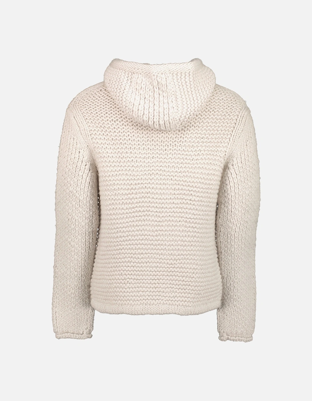 Handmade Wool Hooded Heavy Knit