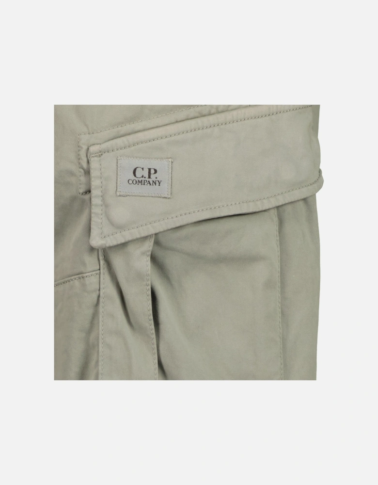 Stretch Satin Logo Patch Cargos