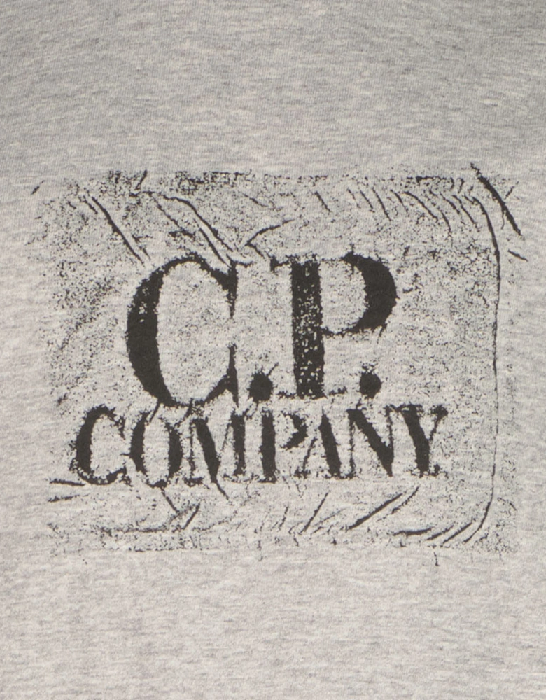 Junior Long Sleeve Stamp Logo T-Shirt