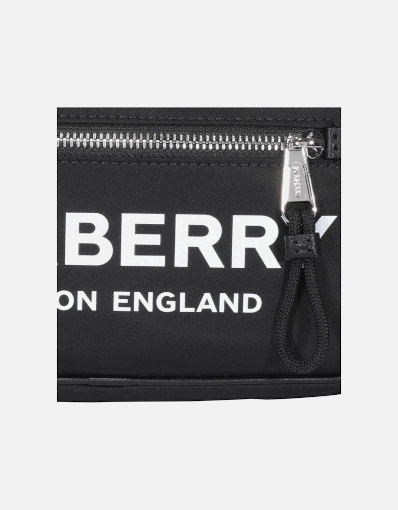 Logo Print Nylon Belt Bag