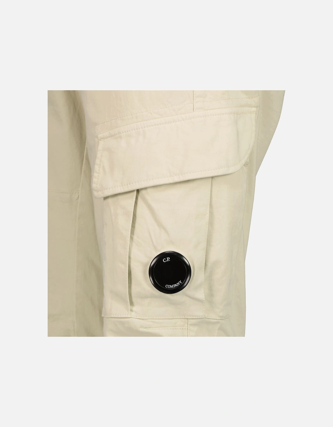 Stretch Satin Lens Cargo Pants