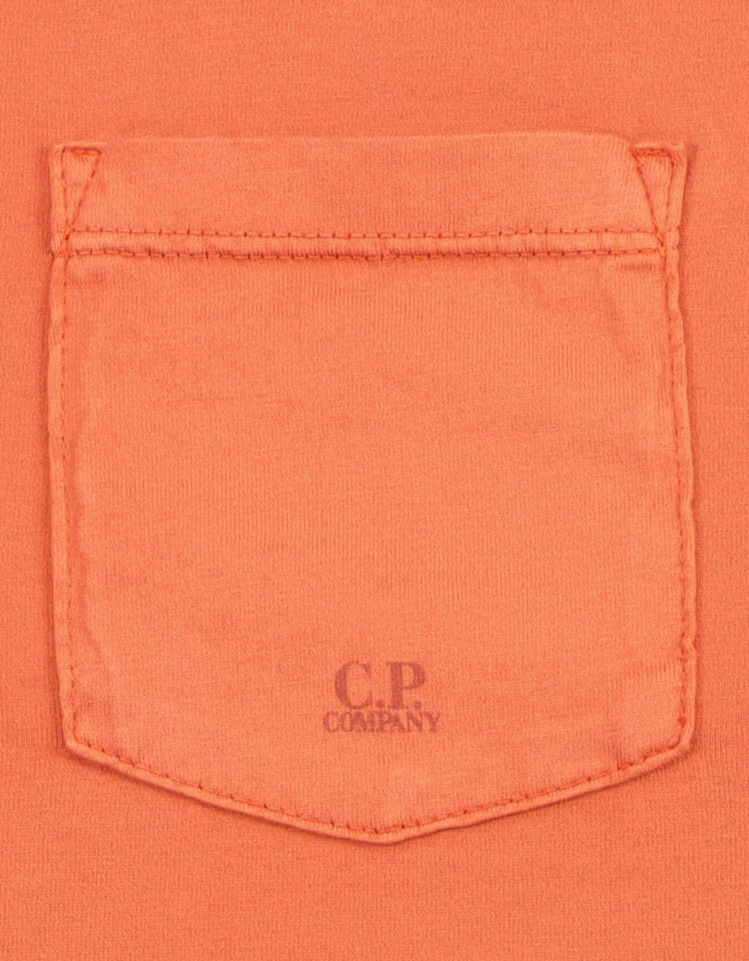 C.P. Logo Print Pocket T-Shirt