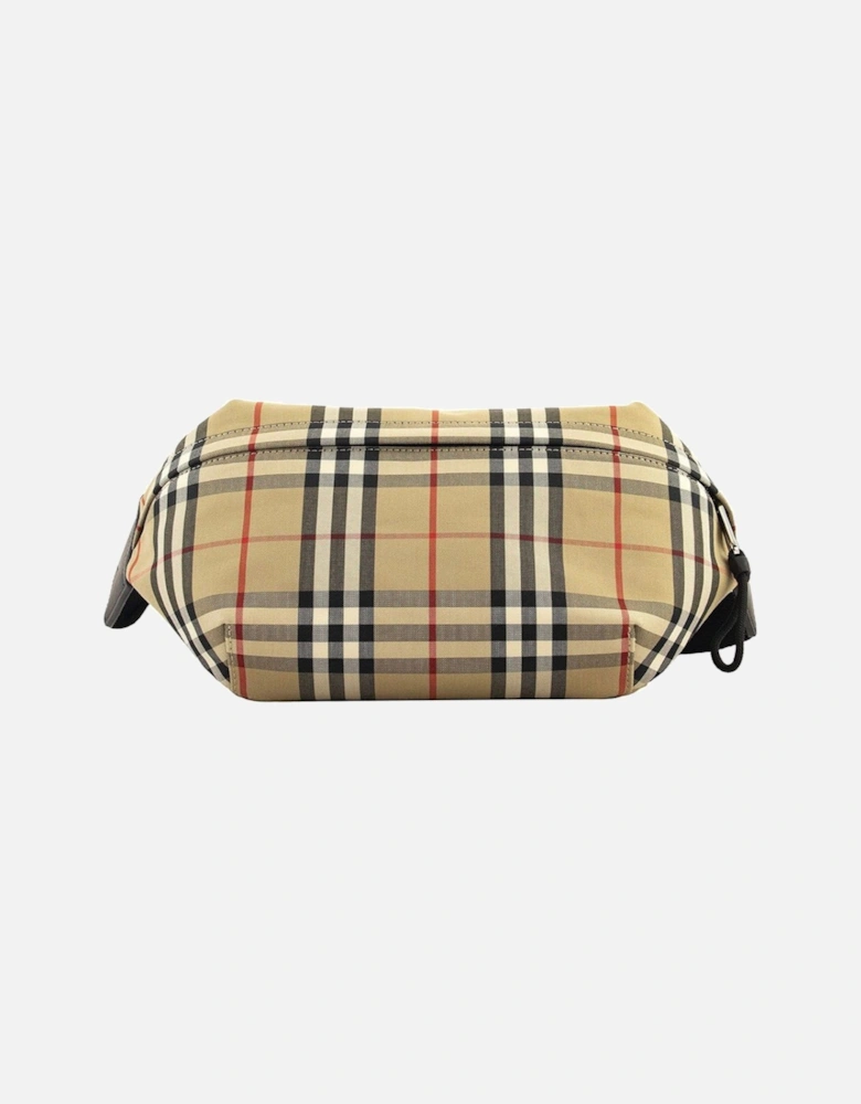 Vintage Check Canvas Belt Bag
