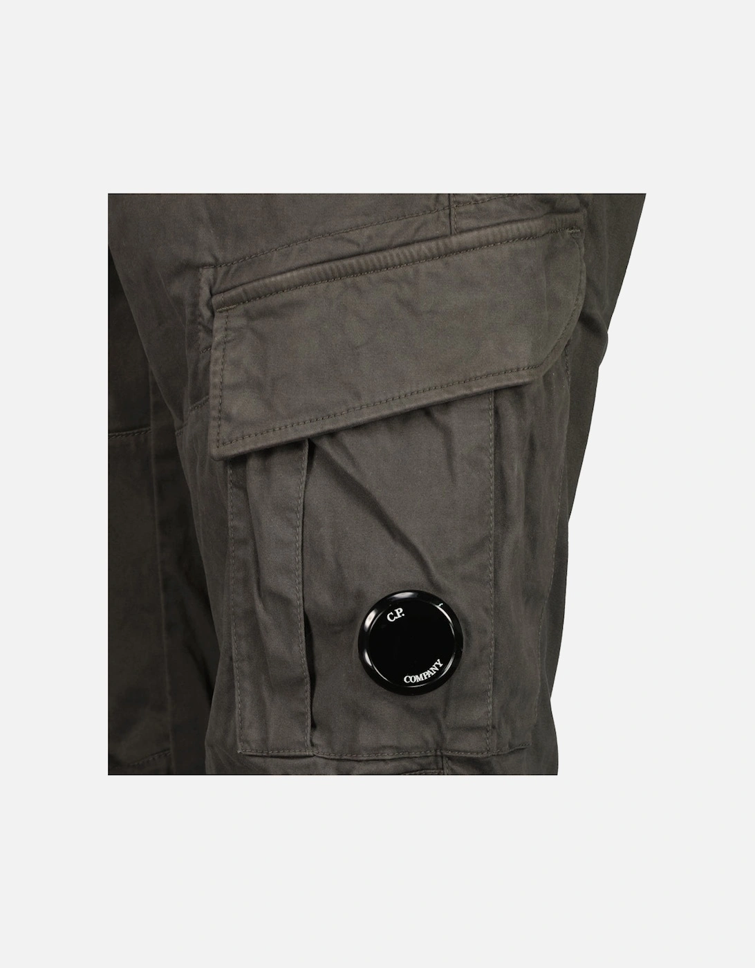 Stretch Satin Lens Cargo Pants