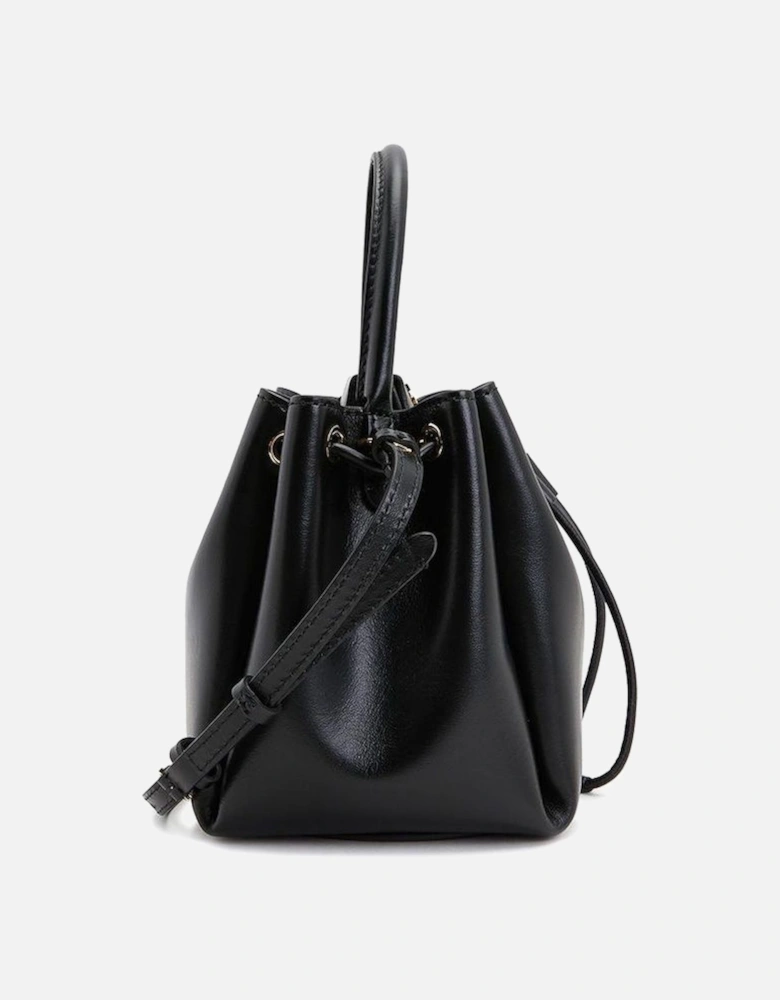 Peony Leather Bucket Bag