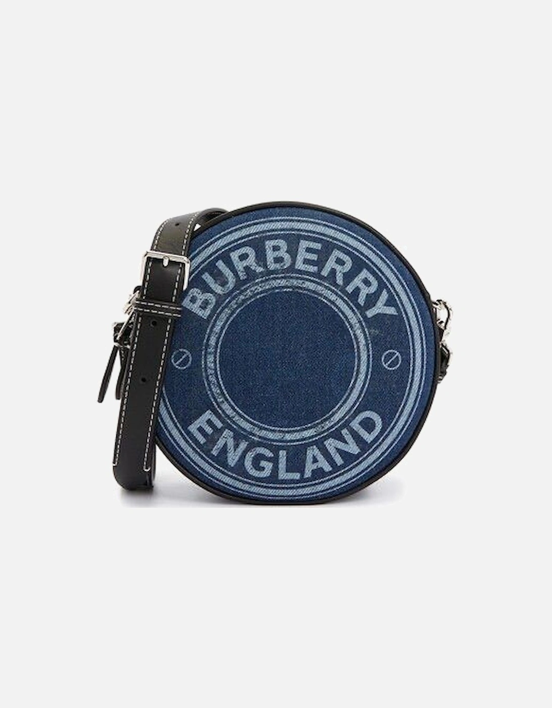 Burberry Women's Mini Louise Round Denim Crossbody Bag - Blue - Size: UNI