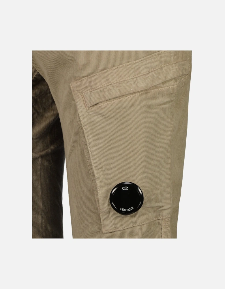 Corduroy Lens Cargo Pants