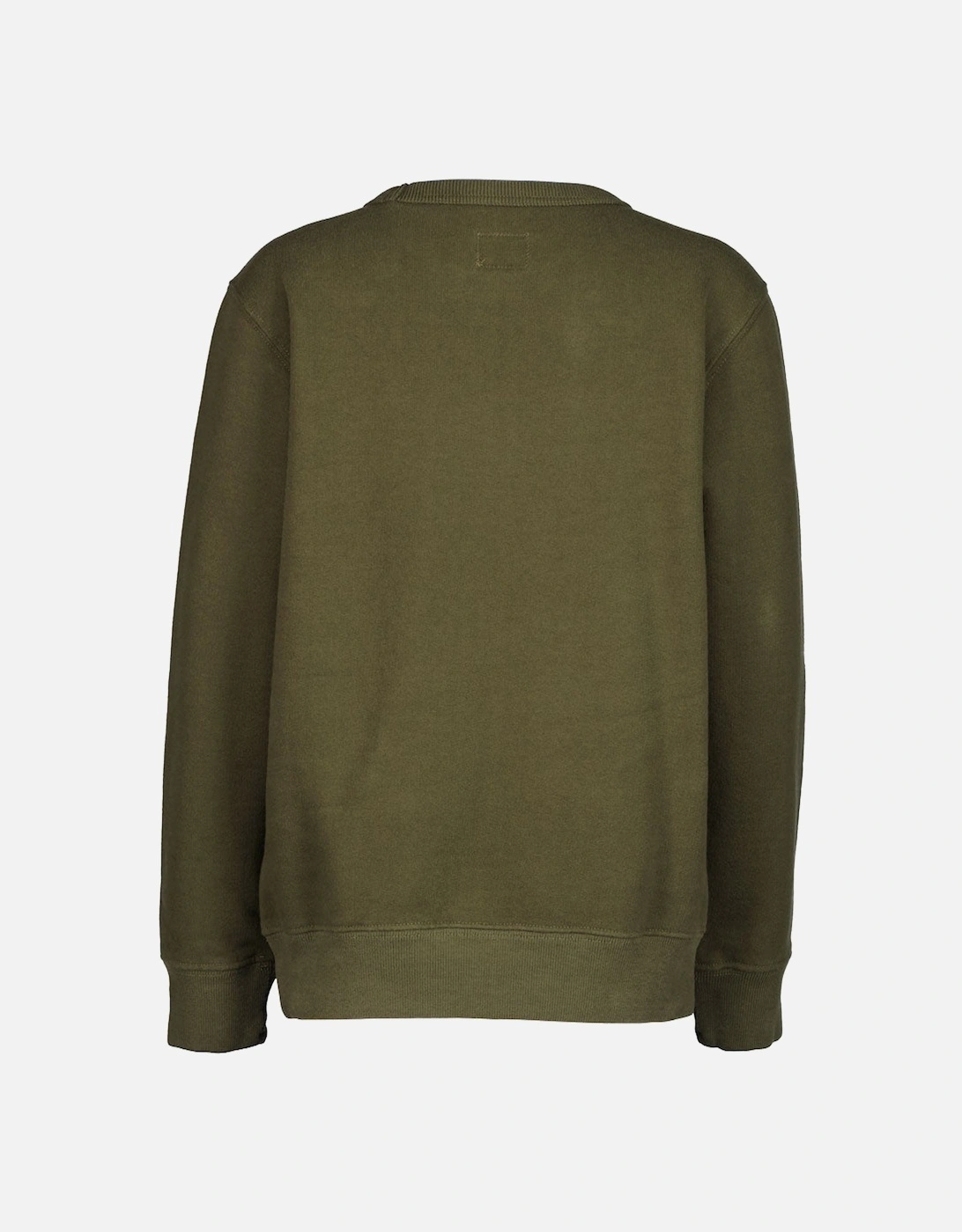 C.P. Junior Grid Logo Print Sweatshirt