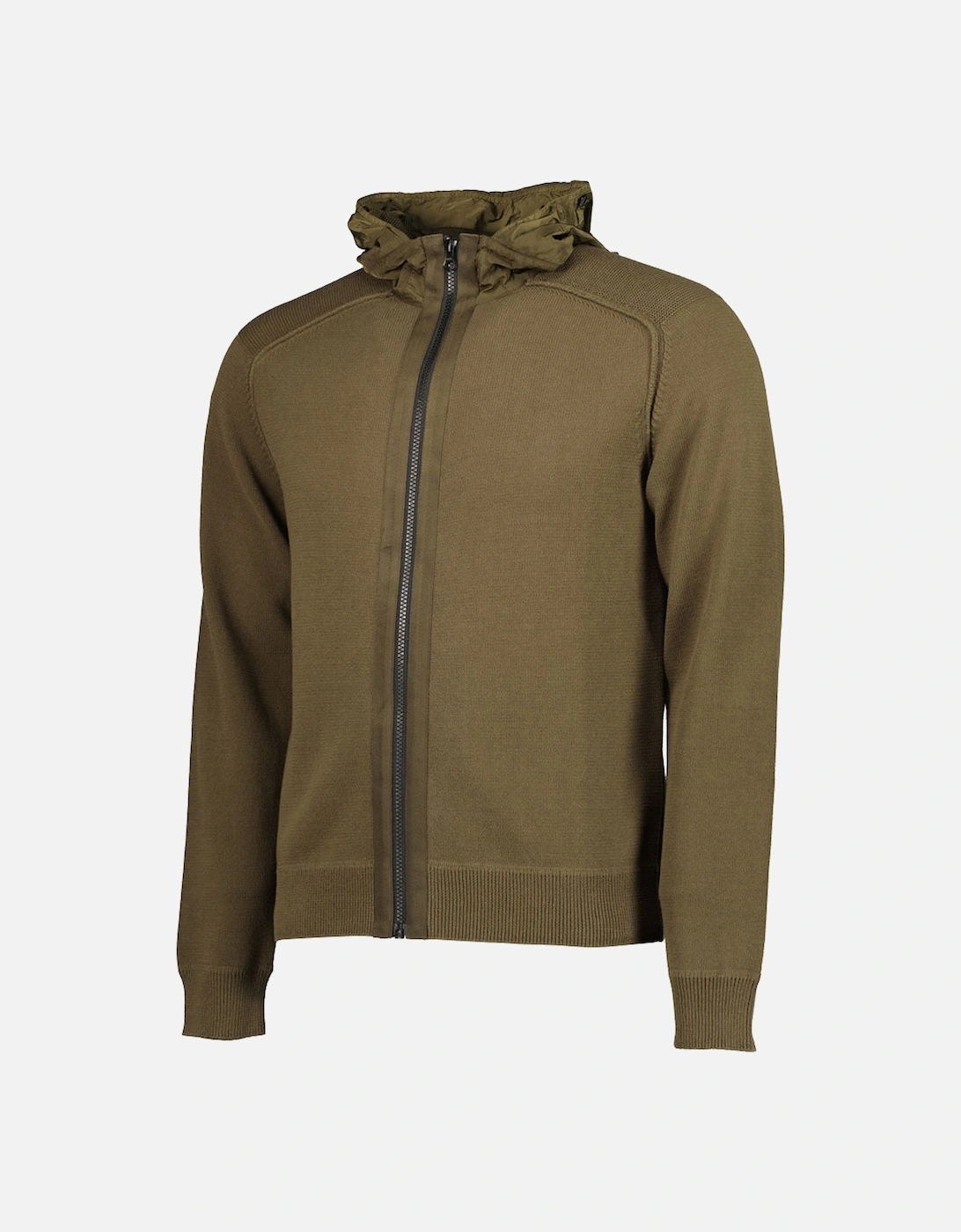 C.P. Junior Zip Up Goggle Hooded Knit