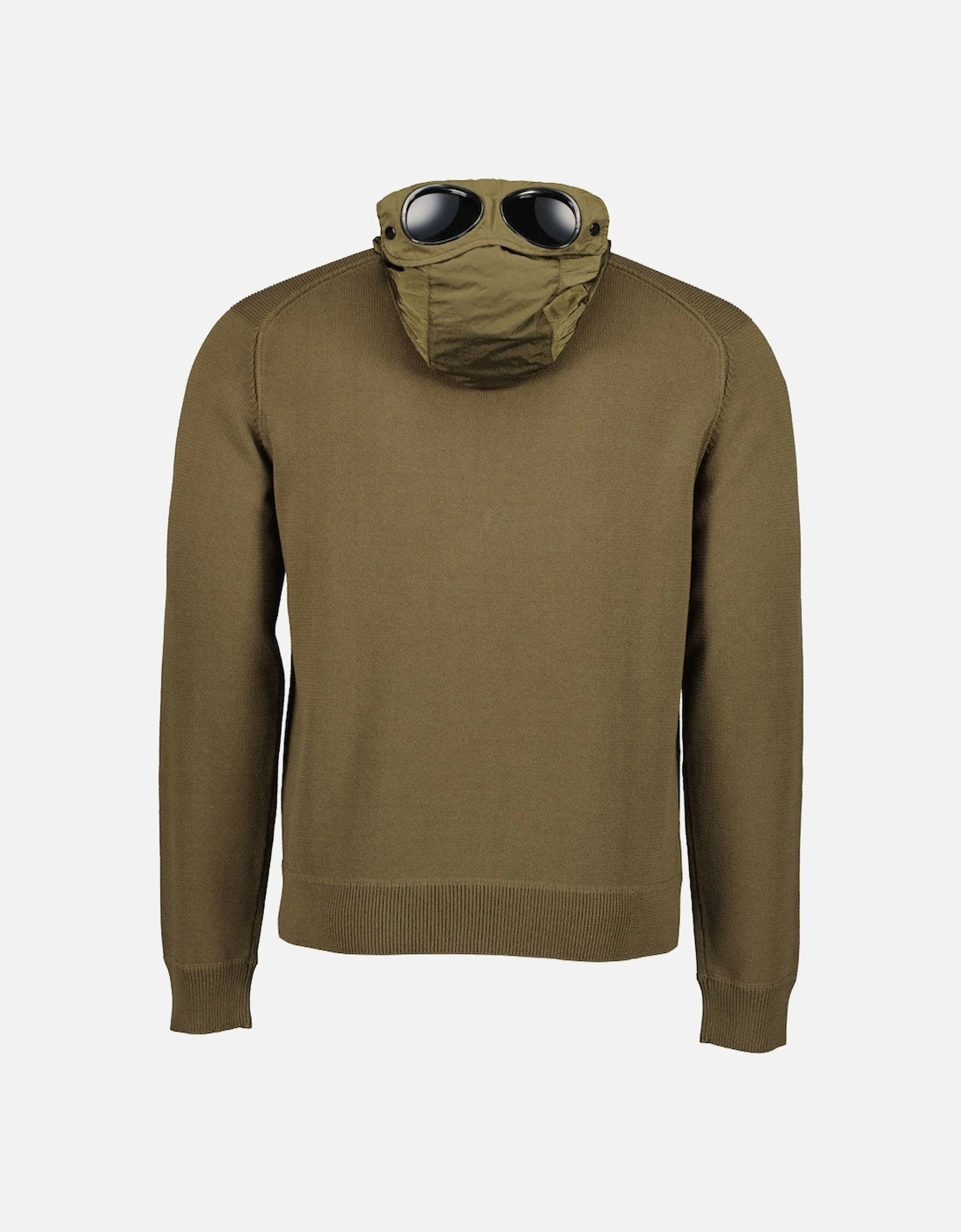 C.P. Junior Zip Up Goggle Hooded Knit