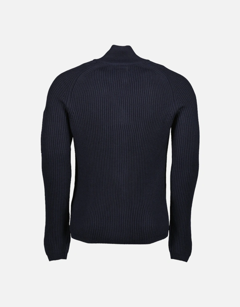 Re-Wool Zip Lens Cardigan